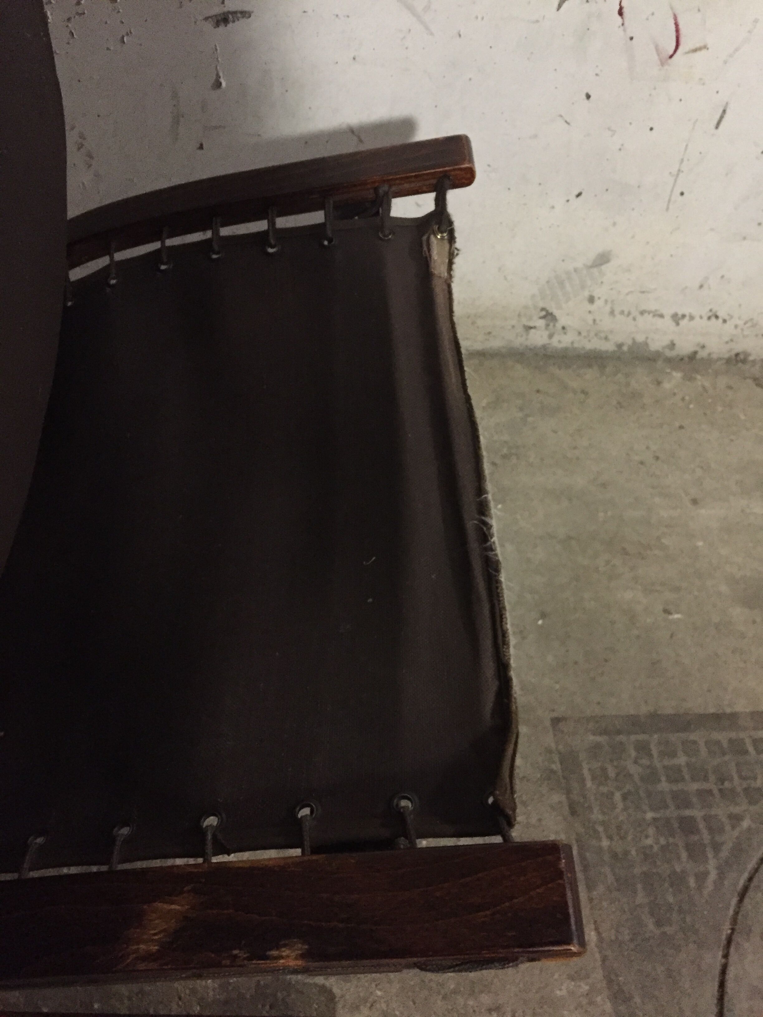 Armchair "siesta" leather wesnofa - 1960