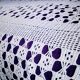 Hand crochet stitch white cotton bedspread