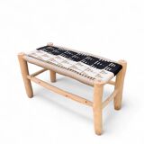 Colorful handcrafted bench