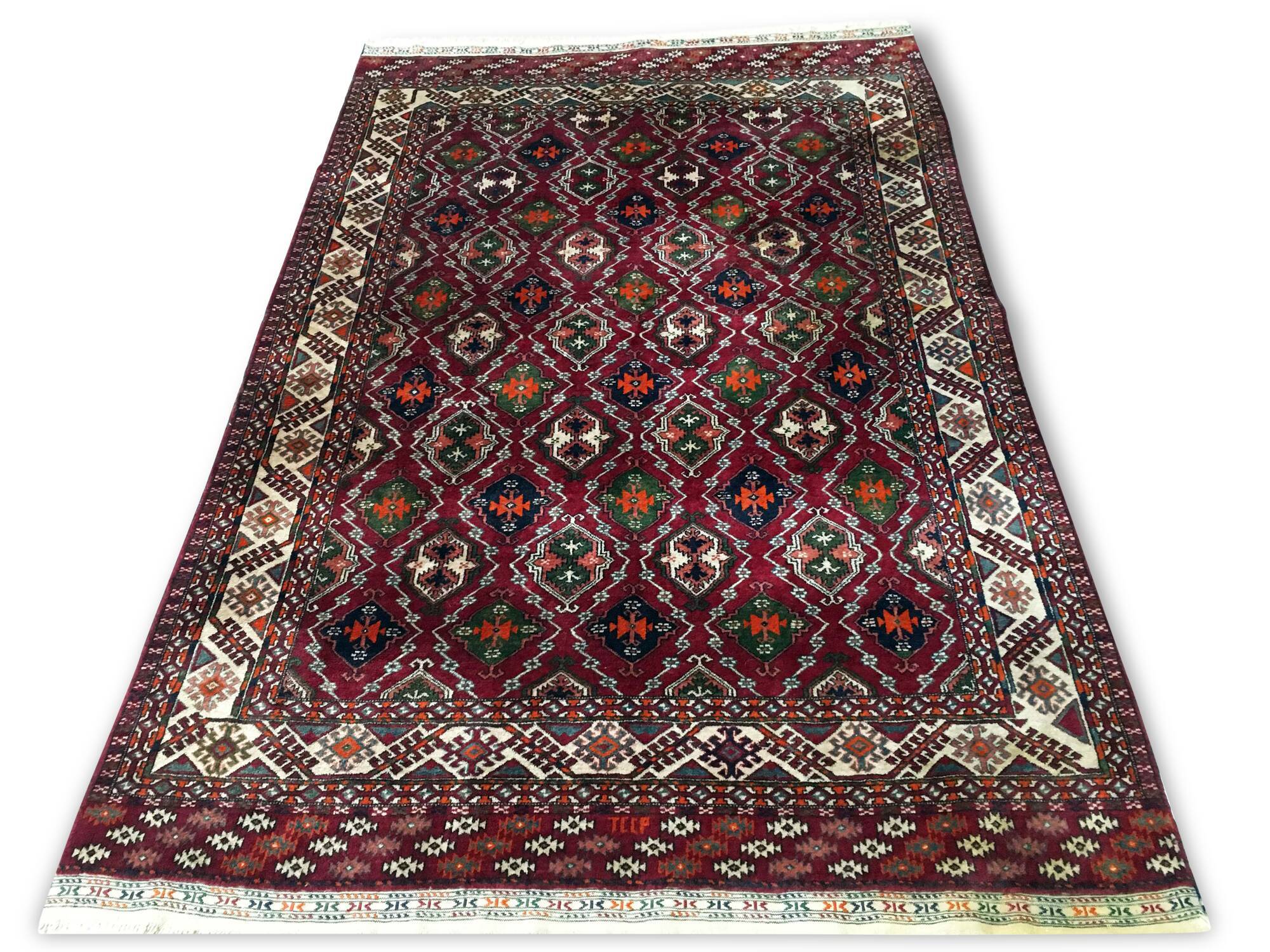 Oriental rug: old bukhara 250 x 160 cm