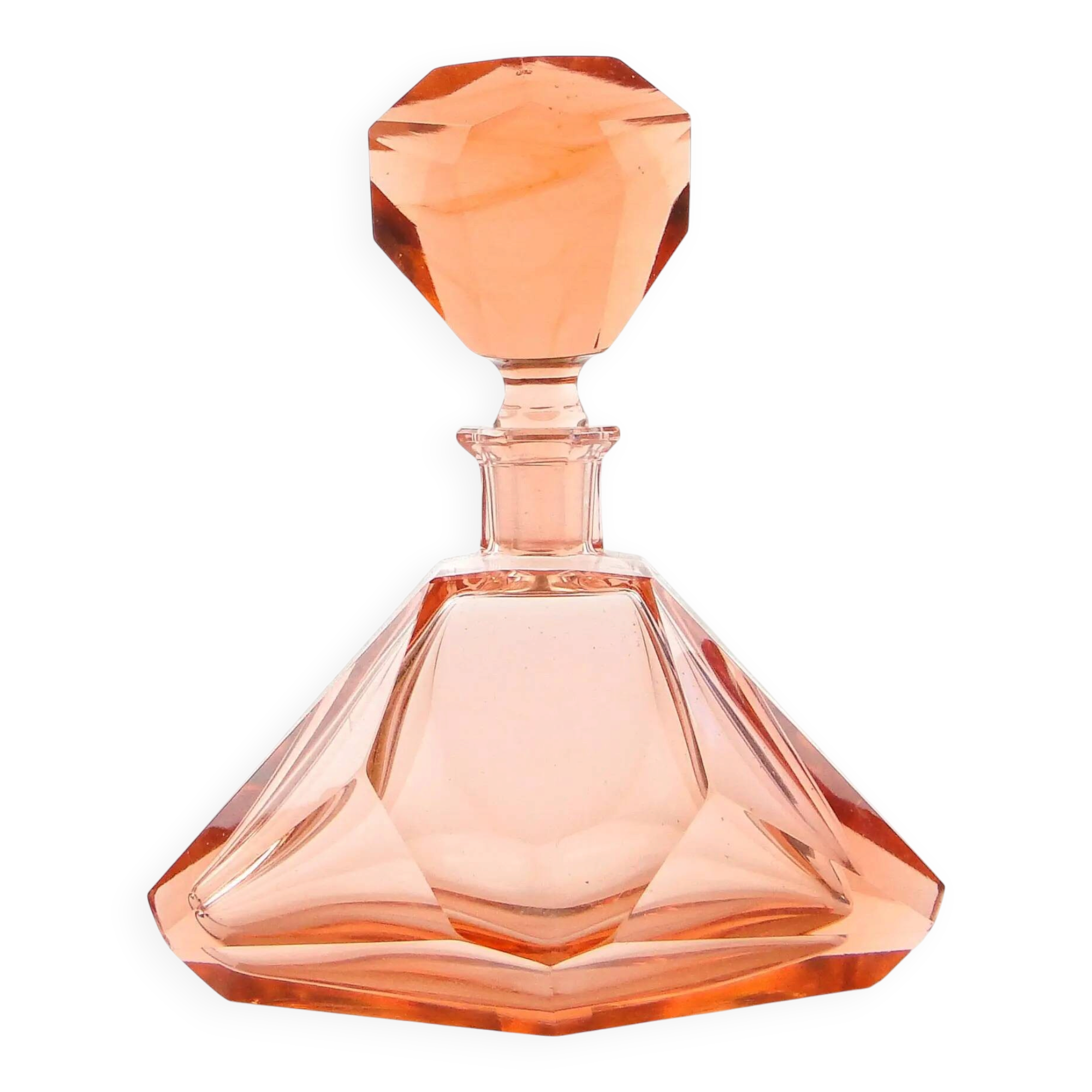 Carafe, Art Deco, crystal, Bohemia, Czechoslovakia, 1930s