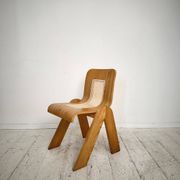 Italian chair in ash and caning by Gigi Sabadin for Stilwood, 1972