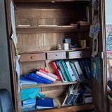 Solid oak wardrobe