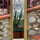 Napoleon III bevelled ice mirror 132x42cm