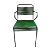 Chaise en métal et cordes