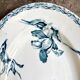 Large oval dish Lunéville in blue ironstone, "Tulip" service.