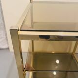 Hollywood Regency coffee table / end table dlg Guy Lefèvre circa 1970