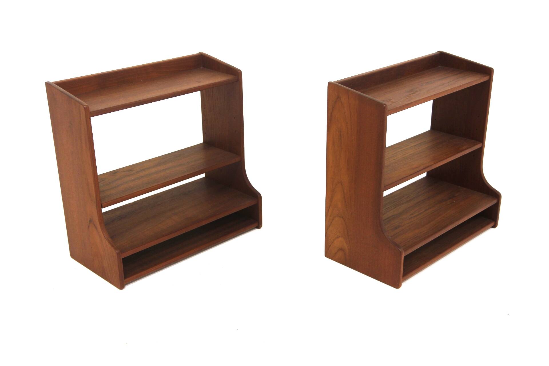 Set of 2 Scandinavian wall-mounted bedside tables, Sweden, 1960