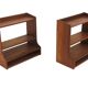 Set of 2 Scandinavian wall-mounted bedside tables, Sweden, 1960