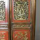 Chinese Cabinet in Red and Gold Lacquer