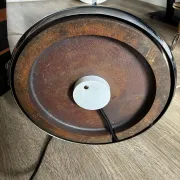 Staff Leuchten mid-century floor lamp with large shade, 1970s