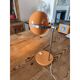 Vintage orange metal lamp