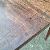 Table ancienne de couvent, meuble vintage