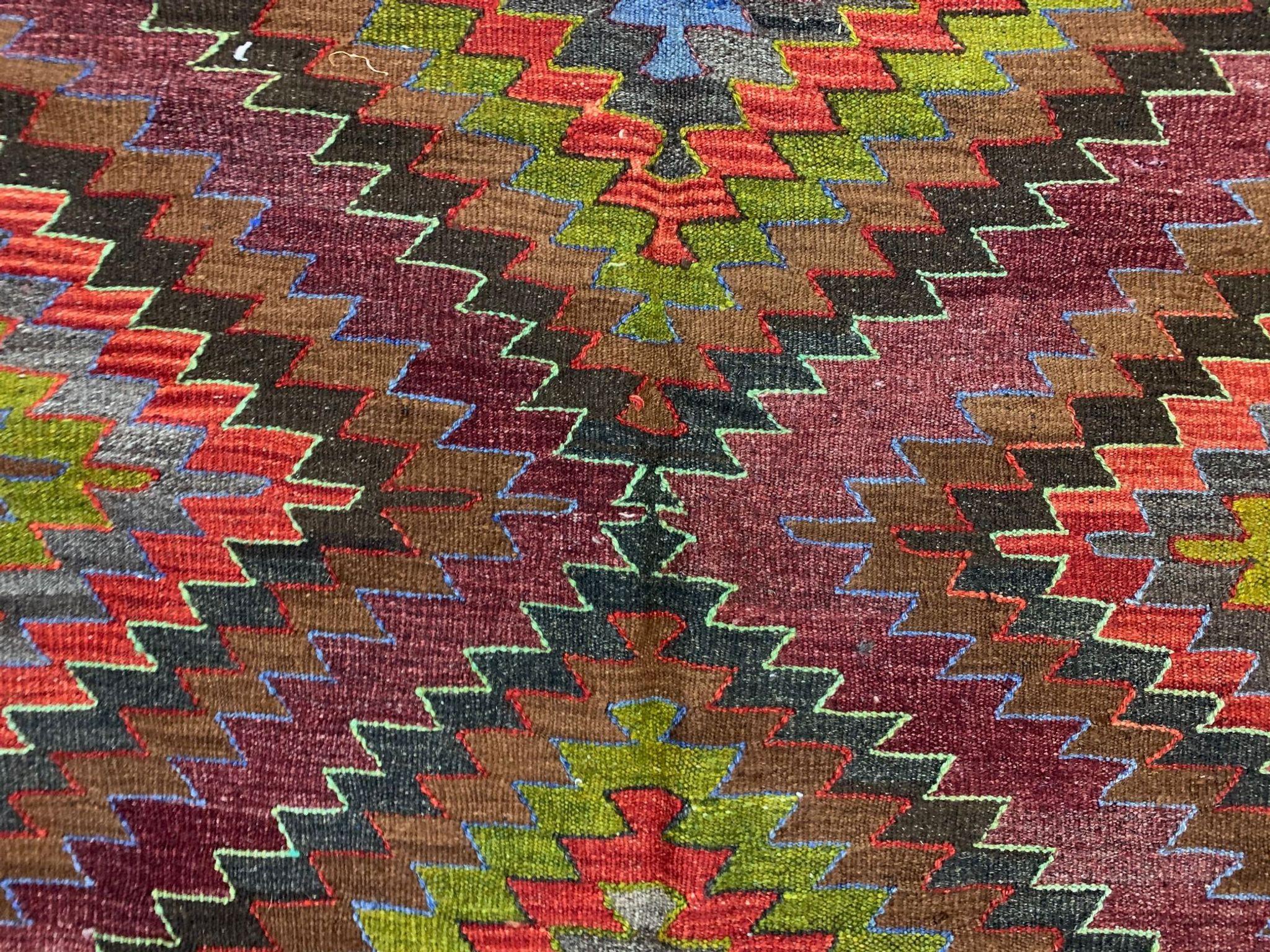Turkish Kilim 342x150 cm wool