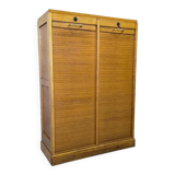 Double curtain wood binder