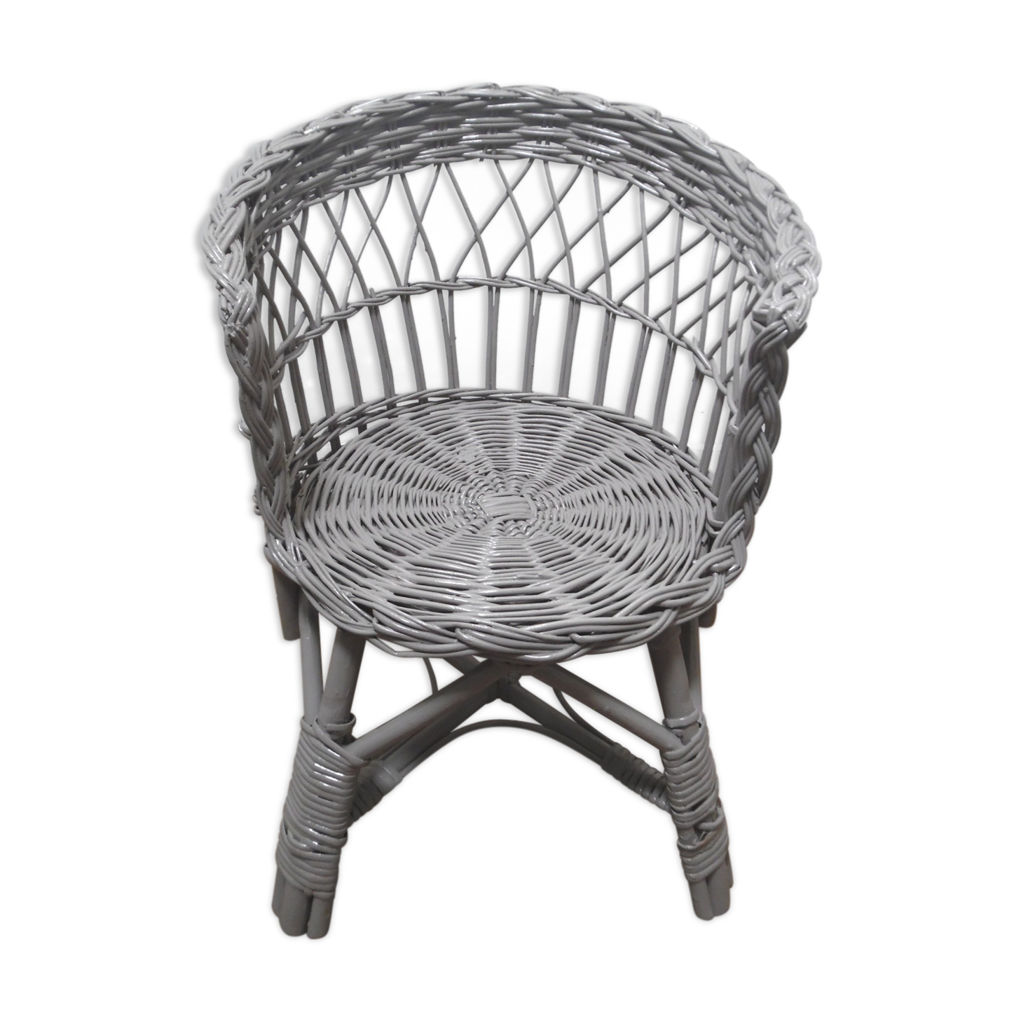 Rattan armchair