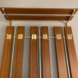 Wall hanger for clothes vintage teak 60