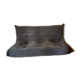 Togo corner sofa by Ligne Roset in anthracite alcantara.