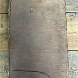 Art Deco mirror in rounded wood