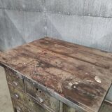 Industrial Workbench | Vintage Metal & Wood Workshop Table
