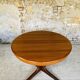 Extendable Scandinavian style dining table with double elongations by Maison Ducau, Circa 1970
