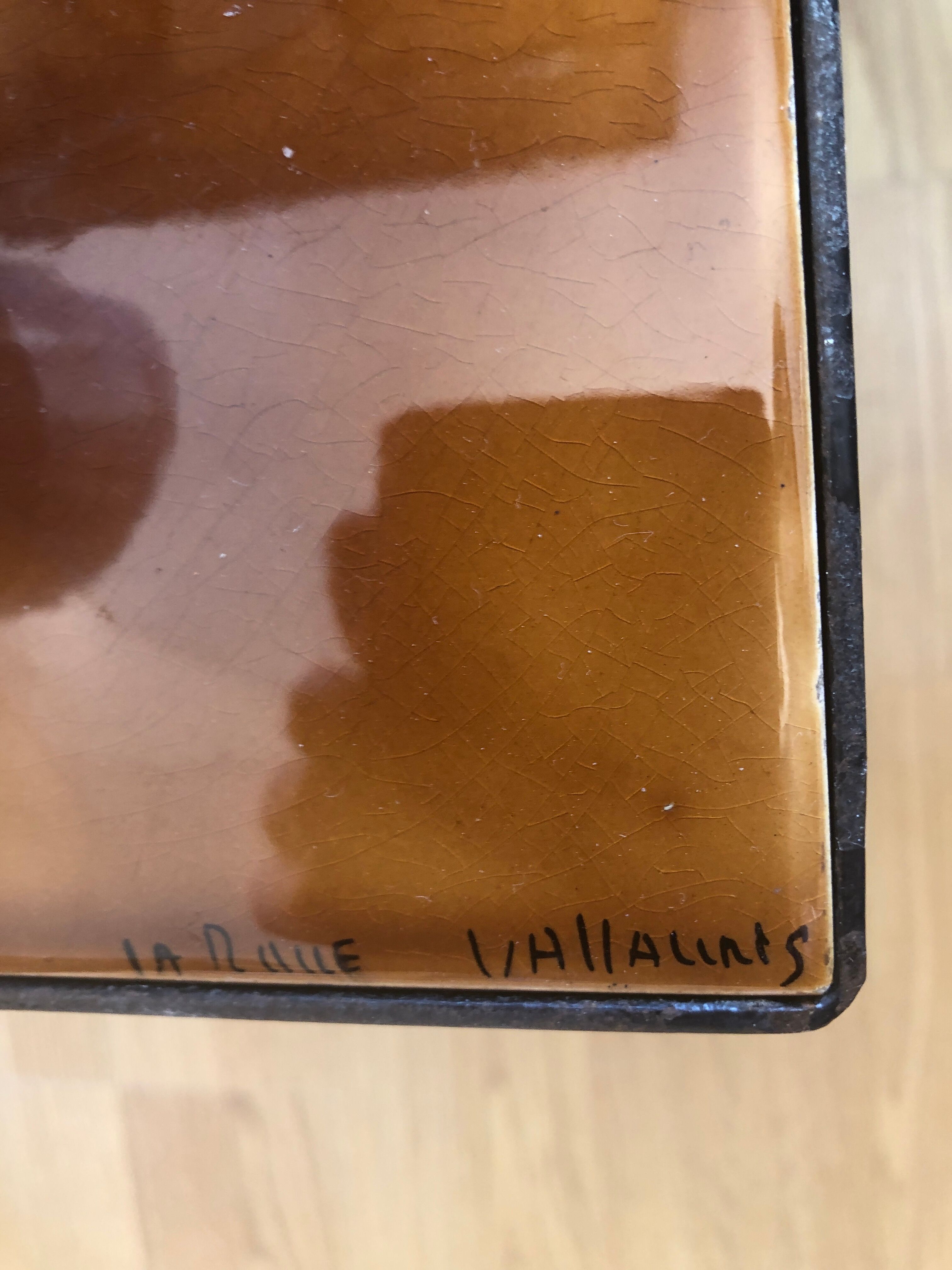 Vallauris ceramic table