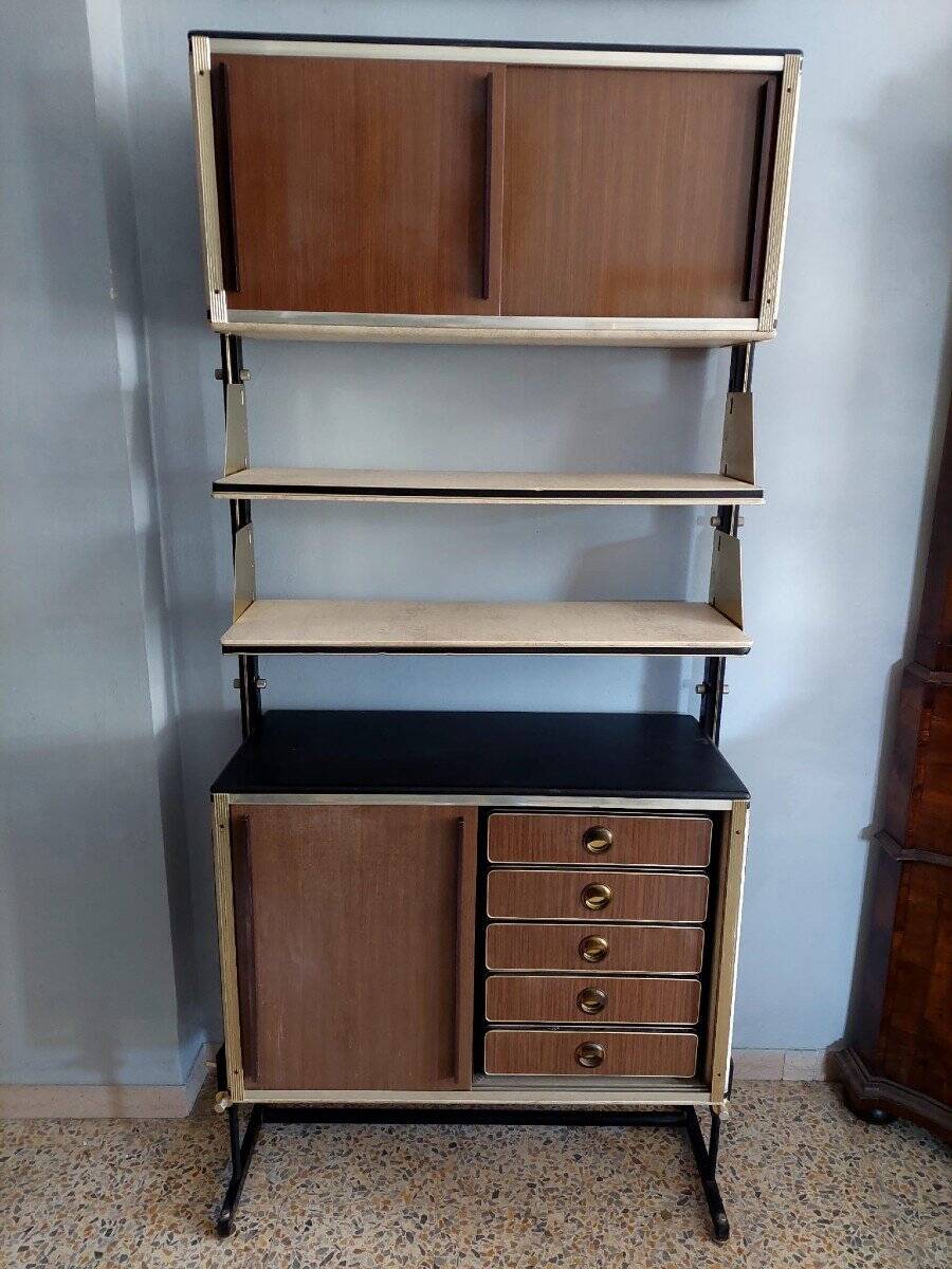 Meuble Bibliothèque d'Umberto Mascagni Design Des Années 1950,