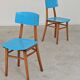 Paire de chaises bois et plastique Ton Bystrice Thonet