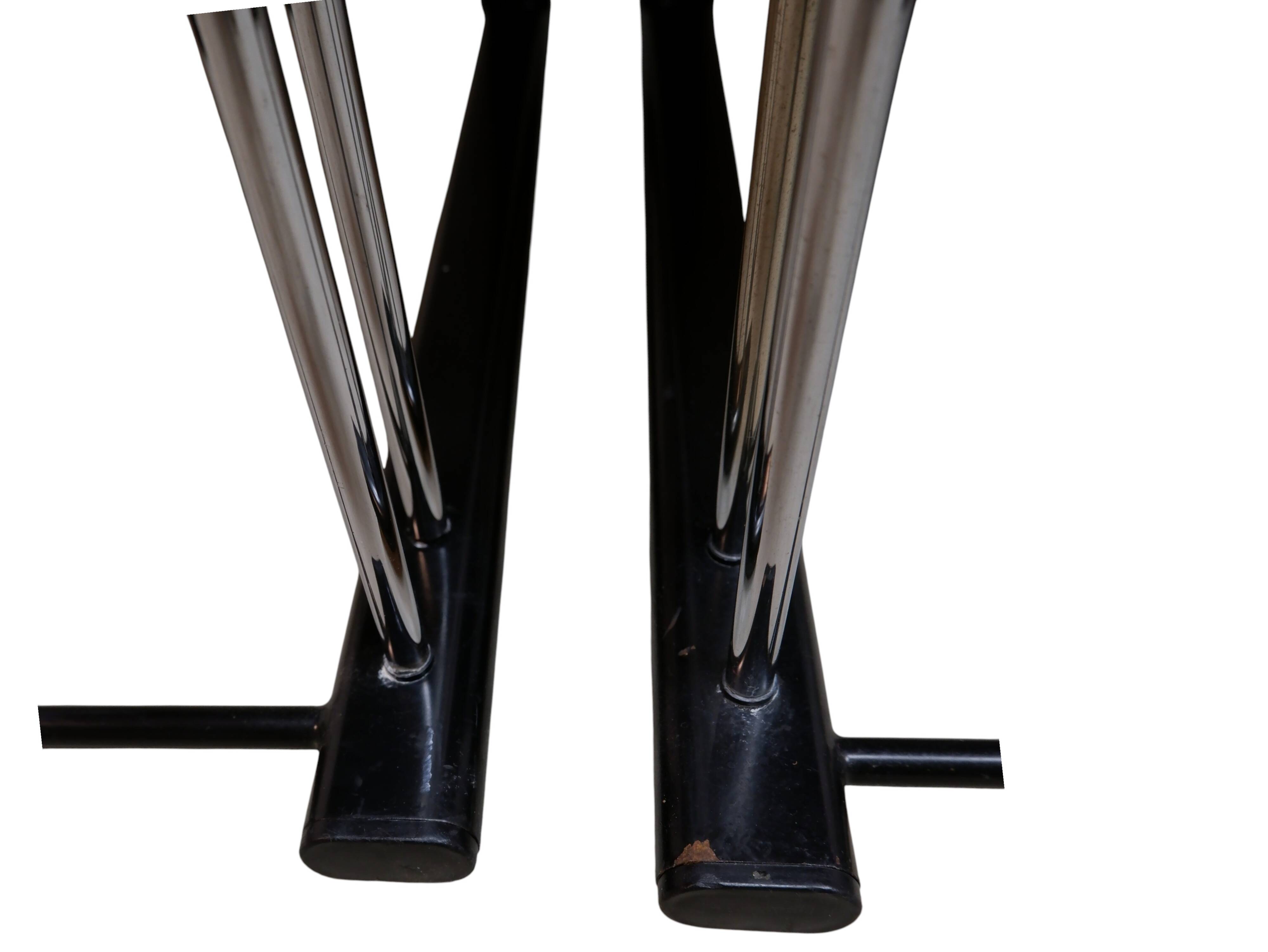 Set of 4 vintage dining chairs, 1980s