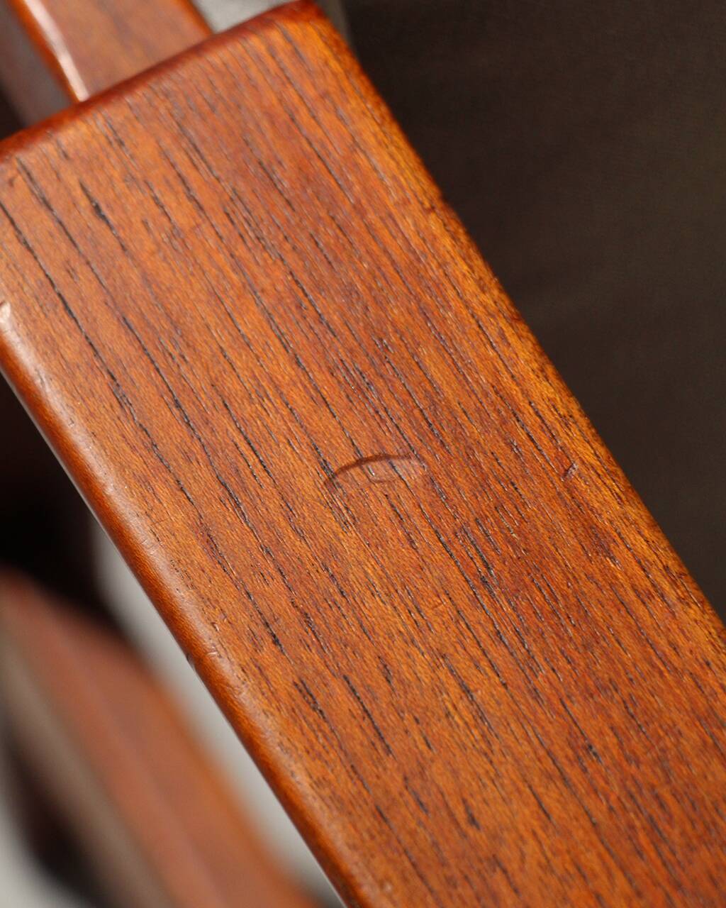 Vintage Scandinavian teak armchair