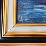 Cuadro con Óleo sobre Lienzo Original firmado por Ojeda