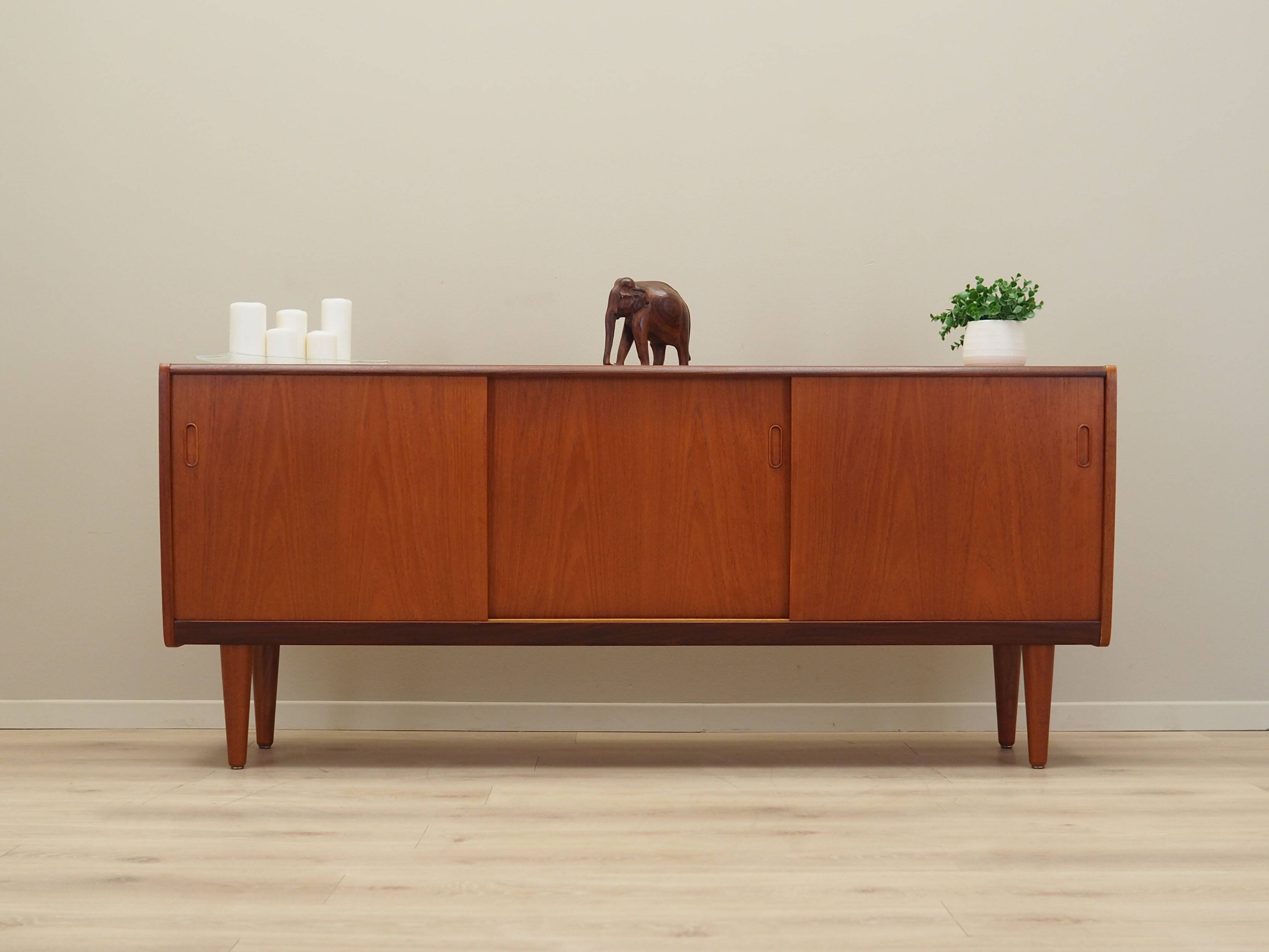 Teak sideboard, Danish design, 1970s, production: Denmark
