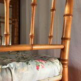 Pair of chairs bamboo collection Napoleon III