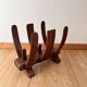 Brutalist magazine rack by Guillerme and Chambron
