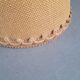 Jute lampshade with ribbons