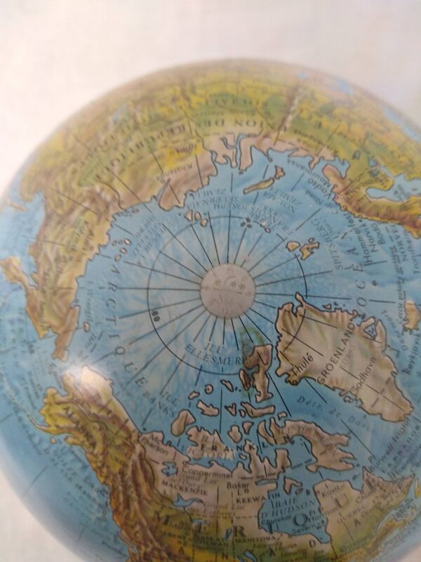 Globe terrestre scan-globe A/S 1973 Denmark