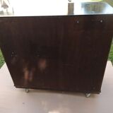 Mid-Century roller shutter cabinet, 1960s / 1970s