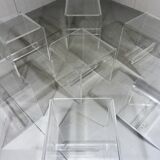 Vintage plexiglass stools 1960-70’s