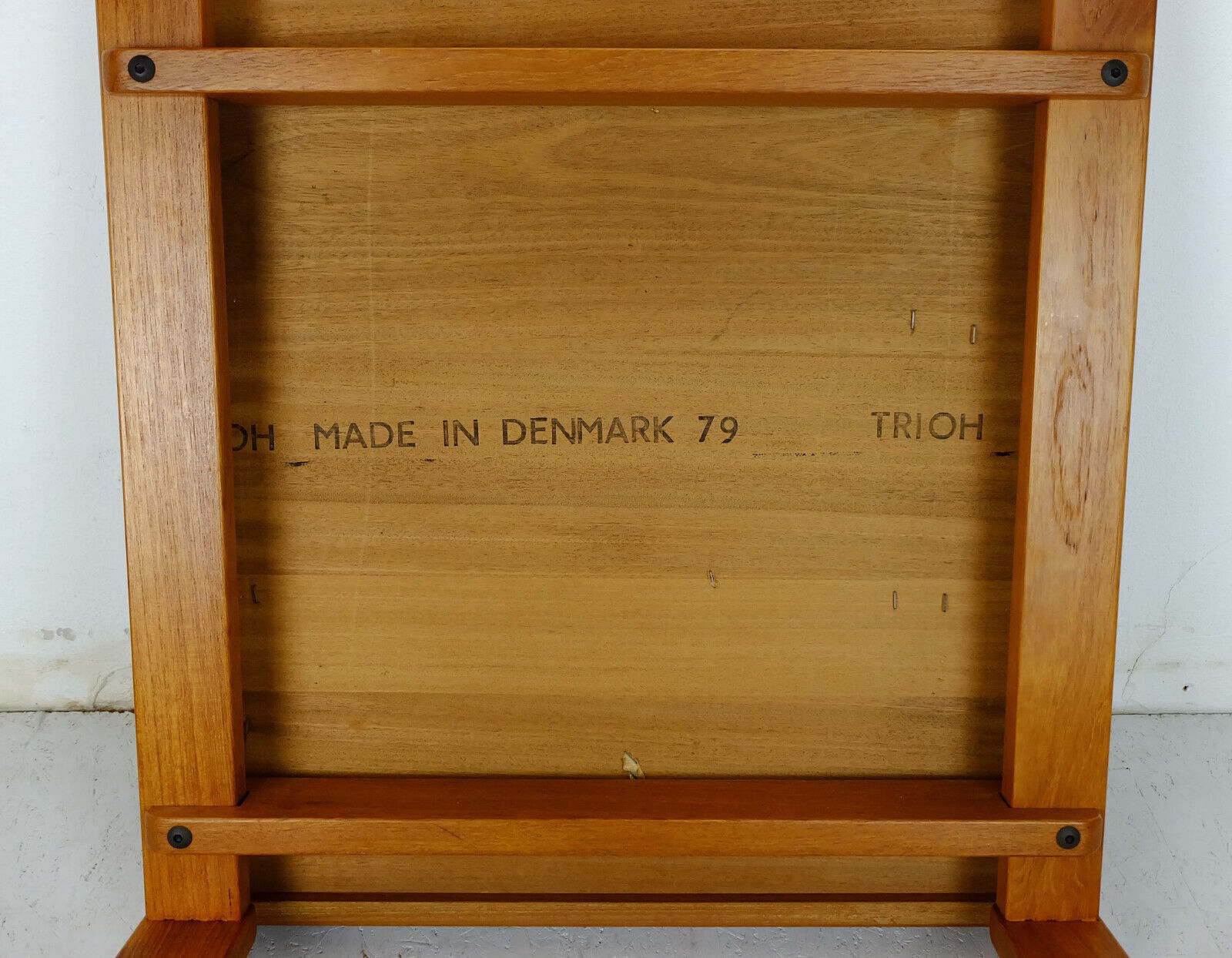 danish modern COFFEE TABLE teak trioh denmark 1970s