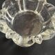 Cendrier art deco en verre moulé ancien vintage vide-poches en verre
