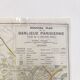 Carte vintage Paris et ses quartiers 1970