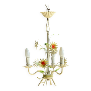 Petit lustre vintage - fleurs