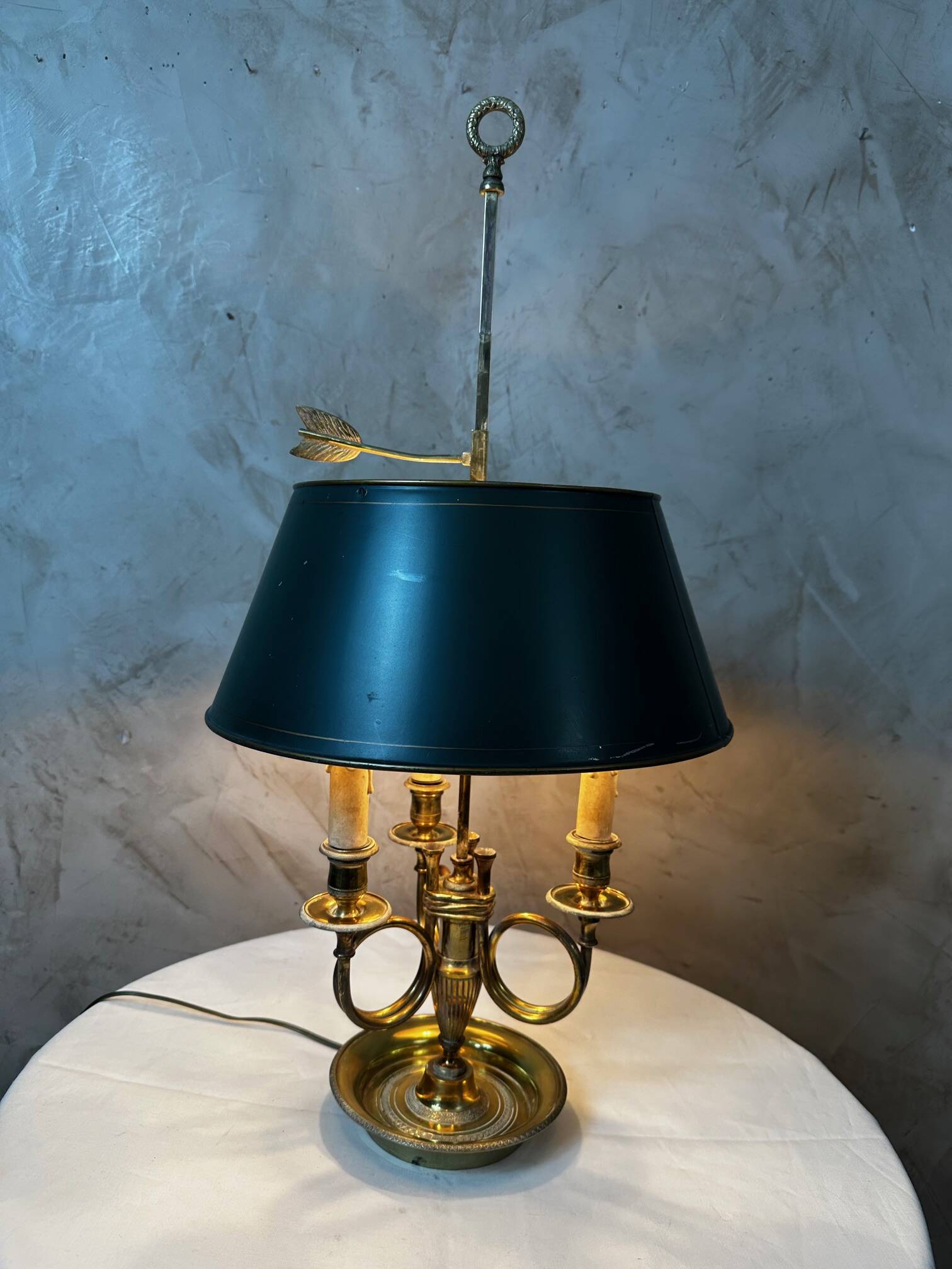 19th-century bouillotte lamp