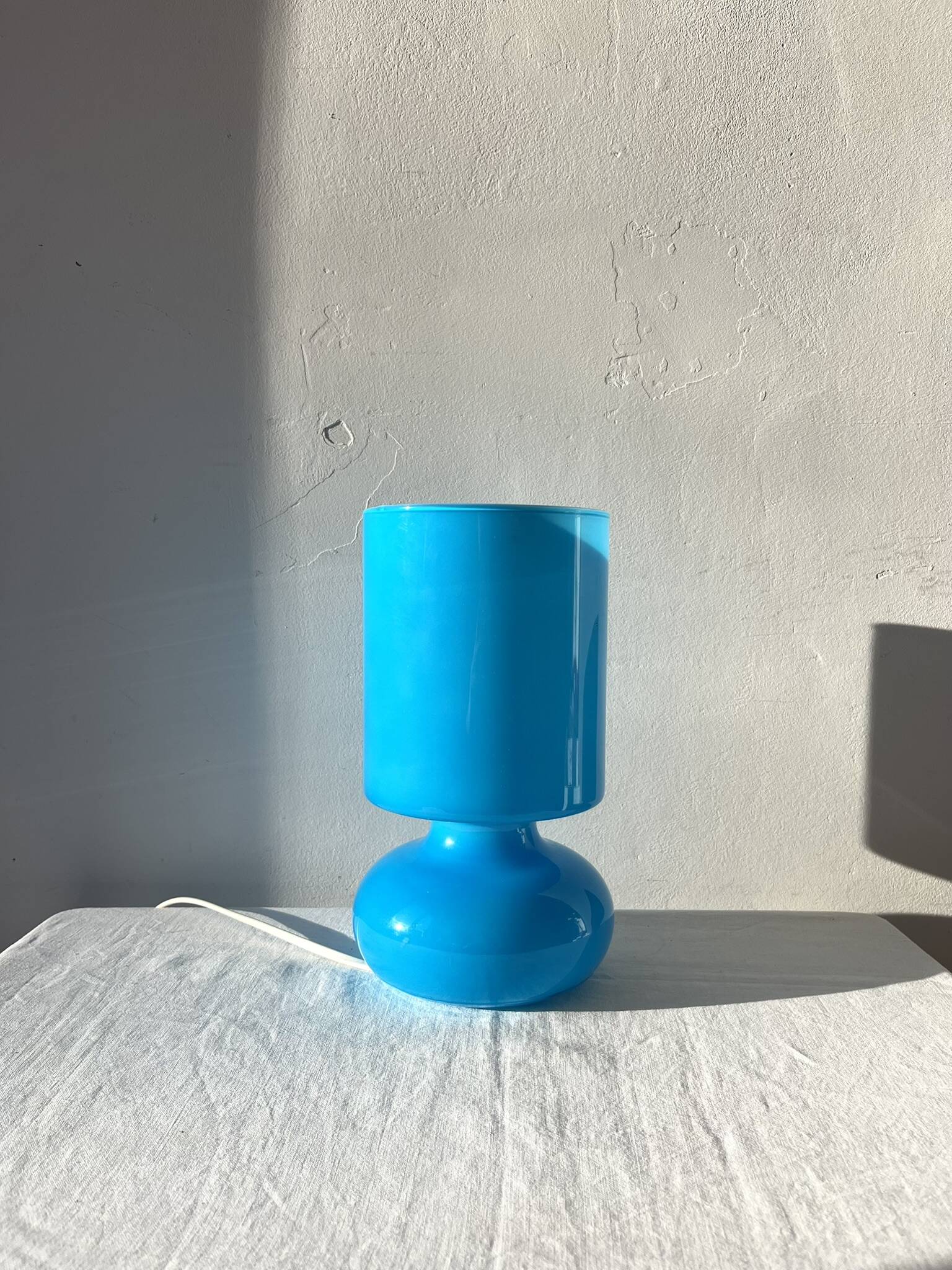 Blue table lamp LYKTA (vintage IKEA)