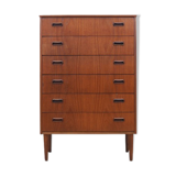 Teak chest of drawers, danish design, 60s, made in denmark