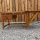 Extendable wooden desk with drawer