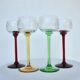 Set de 4 verres calices en cristal taillé