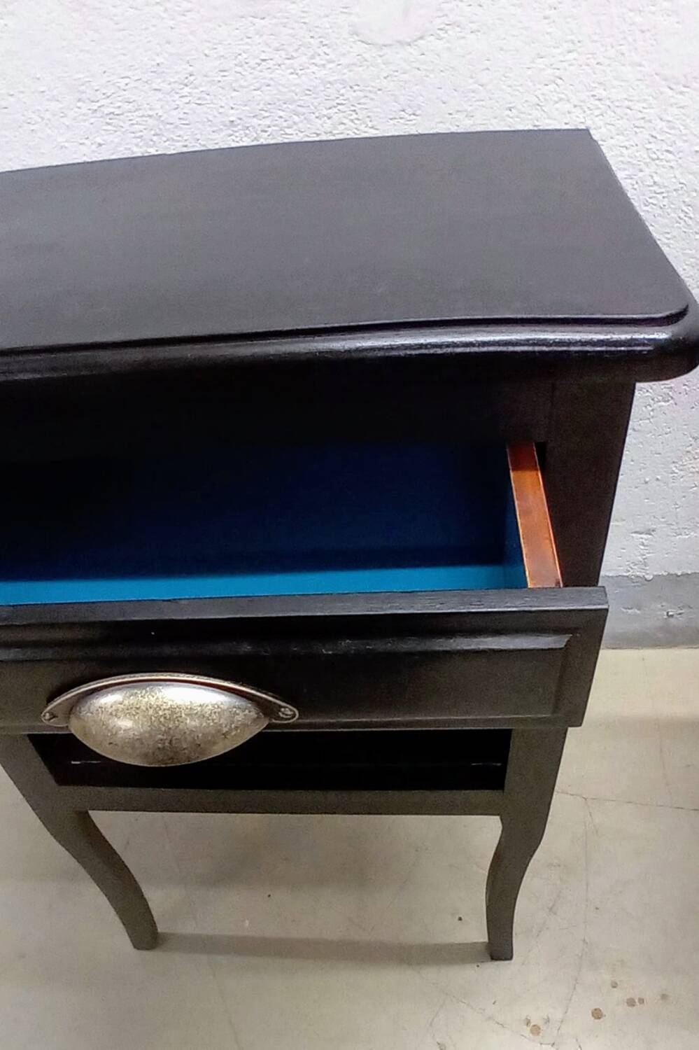 Vintage industrial revamped bedside table (pair)