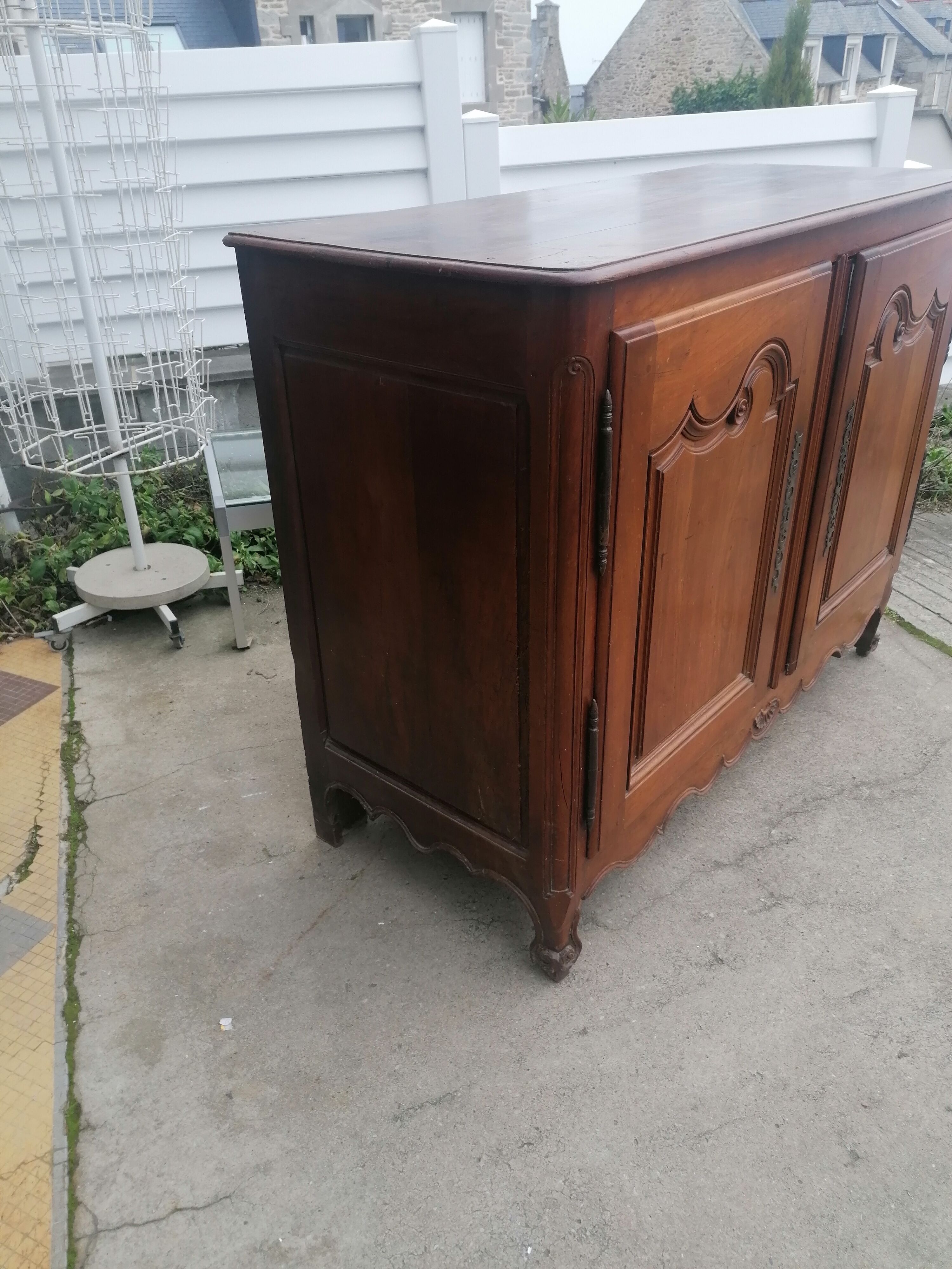 Louis xv cherry wood sideboard