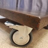 Coffee table on Industrial style wheels